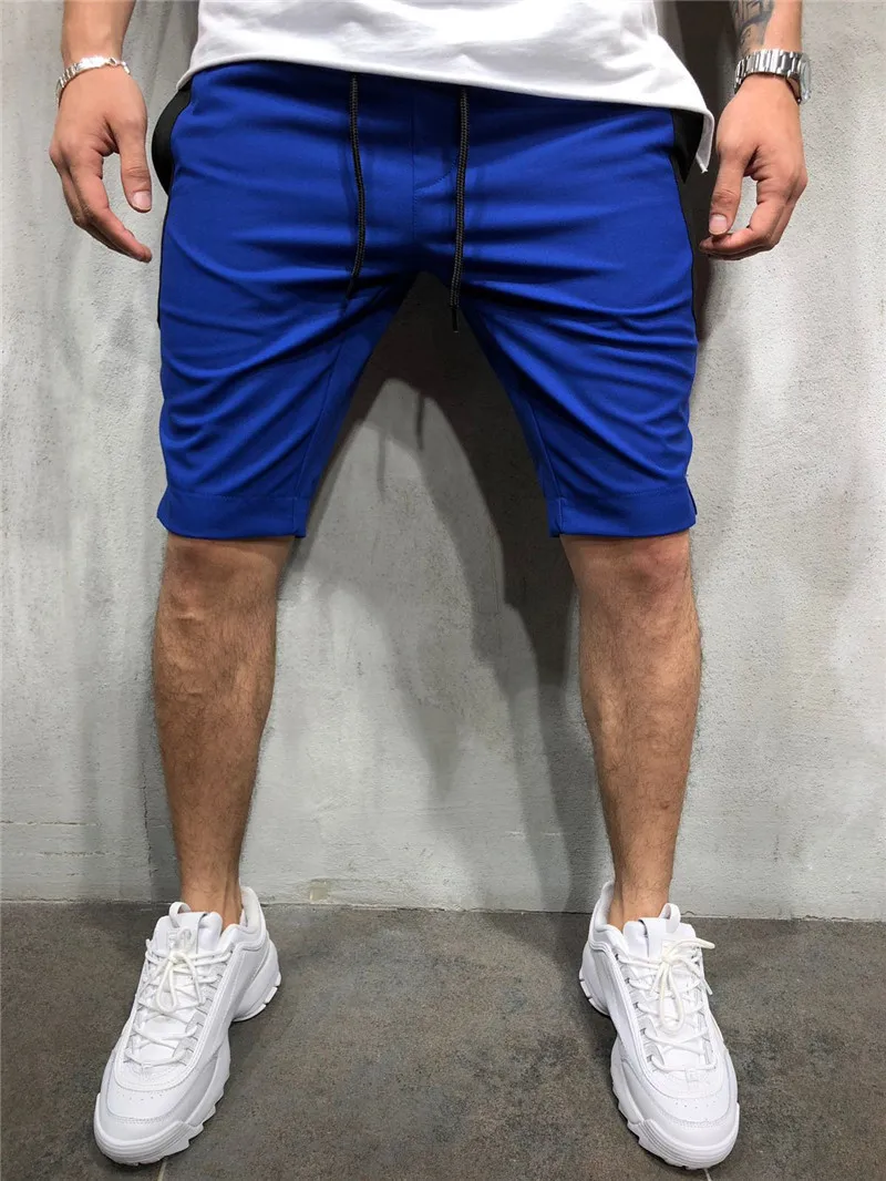 Фото Мужские летние шорты для бега мужские повседневные до колена тренировок на