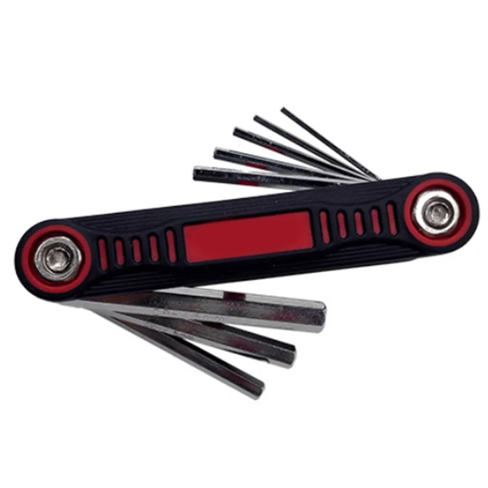 8 in 1 Folding Allen Key Set Universal Hexagonal Key Set Metric Bike Wrench Repair Bicycle Hand Tools
8 in 1 Folding Allen Key Set Universal Hexagonal Key Set Metric Bike Wrench Repair Bicycle Hand Tools