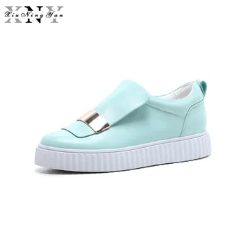 XiuNingYan Women Flats Casual Shoes Woman Sneakers Genuine Leather Loafers Shoes Spring Autumn Fashion Platform Luxury Shoes
XiuNingYan Women Flats Casual Shoes Woman Sneakers Genuine Leather Loafers Shoes Spring Autumn Fashion Platform Luxury Shoes
