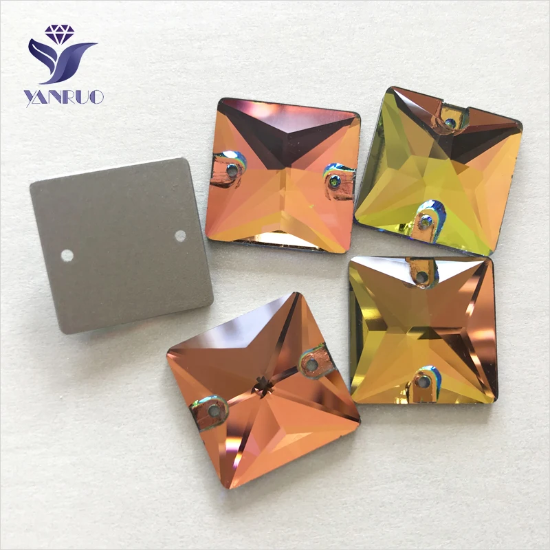YANRUO 3240 All Sizes VM Flat Back Stone Glass Strass Sew On Crystal Square Rhinestone For Craft
YANRUO 3240 All Sizes VM Flat Back Stone Glass Strass Sew On Crystal Square Rhinestone For Craft