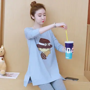 Pregnant women t-shirt cotton autumn suit fashion models 2018 new shirt loose suit pregnant women skirt
Pregnant women t-shirt cotton autumn suit fashion models 2018 new shirt loose suit pregnant women skirt