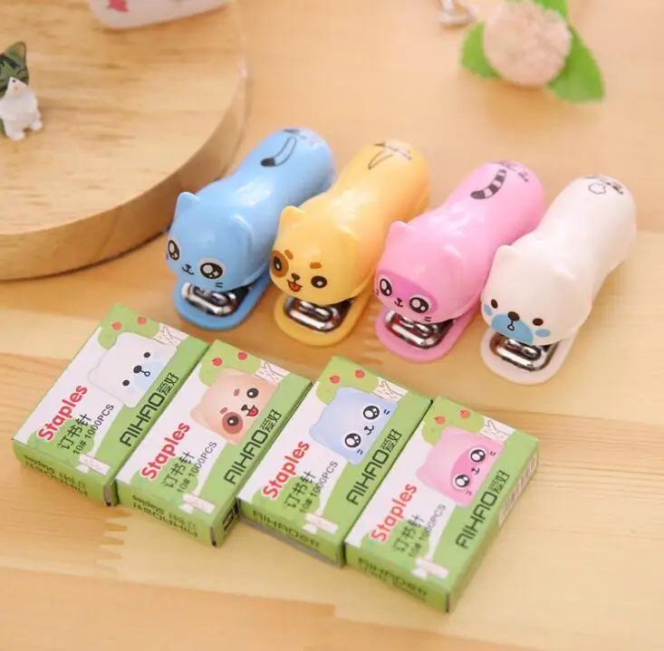 MIRUI Cute Little Animals Stapler Set Escolar Papelaria School Office Supply Student Prize Birthday Gift
MIRUI Cute Little Animals Stapler Set Escolar Papelaria School Office Supply Student Prize Birthday Gift