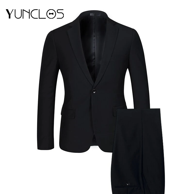 YUNCLOS Business 2 Pieces Men Suits One Buttons Jackets+ Pant Suits Wedding Party Dress Casual Slim Fit Men Suit Tuexdos
YUNCLOS Business 2 Pieces Men Suits One Buttons Jackets+ Pant Suits Wedding Party Dress Casual Slim Fit Men Suit Tuexdos
