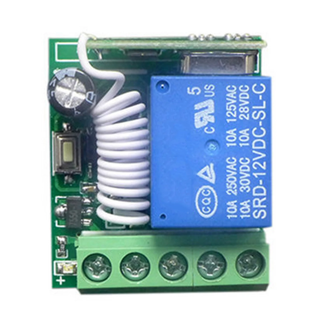 DC12V 433MHz Wireless Relay Module RF Remote Control Switch Receiver Electronic Module 3.5cmX3cmX1.8cm
DC12V 433MHz Wireless Relay Module RF Remote Control Switch Receiver Electronic Module 3.5cmX3cmX1.8cm