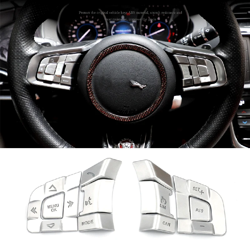 Car styling accessories 4pcs ABS Car steering wheel adjustment button trim cover fit For Jaguar E-PACE 2018-2019
Car styling accessories 4pcs ABS Car steering wheel adjustment button trim cover fit For Jaguar E-PACE 2018-2019