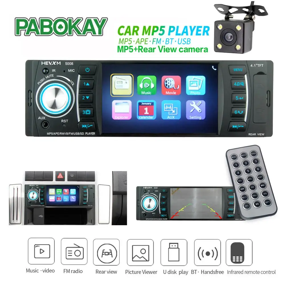 4.1inch Audio Car Mp5 Player FM Car Radio 1Din Autoradio Bluetooth Audio Auto Stereo Mp4 Car Mp5 Player 4.1 inch
4.1inch Audio Car Mp5 Player FM Car Radio 1Din Autoradio Bluetooth Audio Auto Stereo Mp4 Car Mp5 Player 4.1 inch