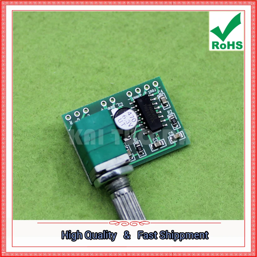 PAM8403 Mini Digital Power Amplifier with Switch Potentiometer Available USB 5V Power Supply module board (C6A5)
PAM8403 Mini Digital Power Amplifier with Switch Potentiometer Available USB 5V Power Supply module board (C6A5)