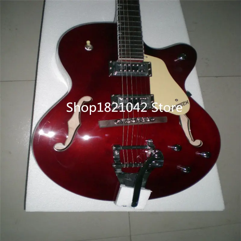 chinese electric guitars! guitarra F-hole hollow body bgsby Jazz Electric guitar with Chrome plated burst pick guard in stock
chinese electric guitars! guitarra F-hole hollow body bgsby Jazz Electric guitar with Chrome plated burst pick guard in stock
