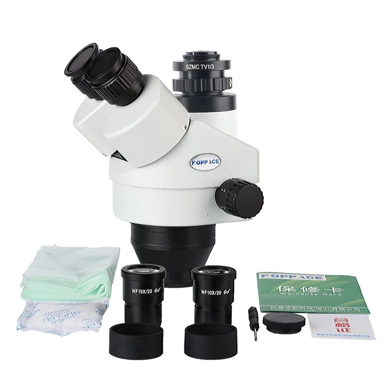 7X-45X Trinocular Stereo Zoom Microscope Lens Microscope Head & Body 1/3 CTV Camera Eyepiece Interface
7X-45X Trinocular Stereo Zoom Microscope Lens Microscope Head & Body 1/3 CTV Camera Eyepiece Interface