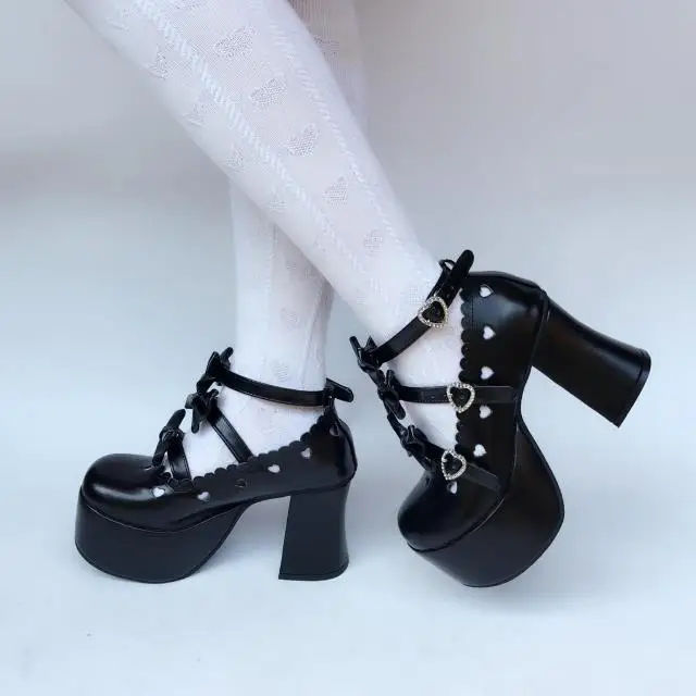 Japanese Harajuku Gothic Lolita Cosplay Shoes High Heel Bowtie Queen Cosplay Punk Lolita Shoes
Japanese Harajuku Gothic Lolita Cosplay Shoes High Heel Bowtie Queen Cosplay Punk Lolita Shoes