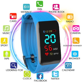 Smart Bracelet K1 plus Fitness Tracker Real-time Heart Rate Monitor Down to Sec Smart Band Activity Tracker X1 PK Miband 2 Y5 S2
Smart Bracelet K1 plus Fitness Tracker Real-time Heart Rate Monitor Down to Sec Smart Band Activity Tracker X1 PK Miband 2 Y5 S2
