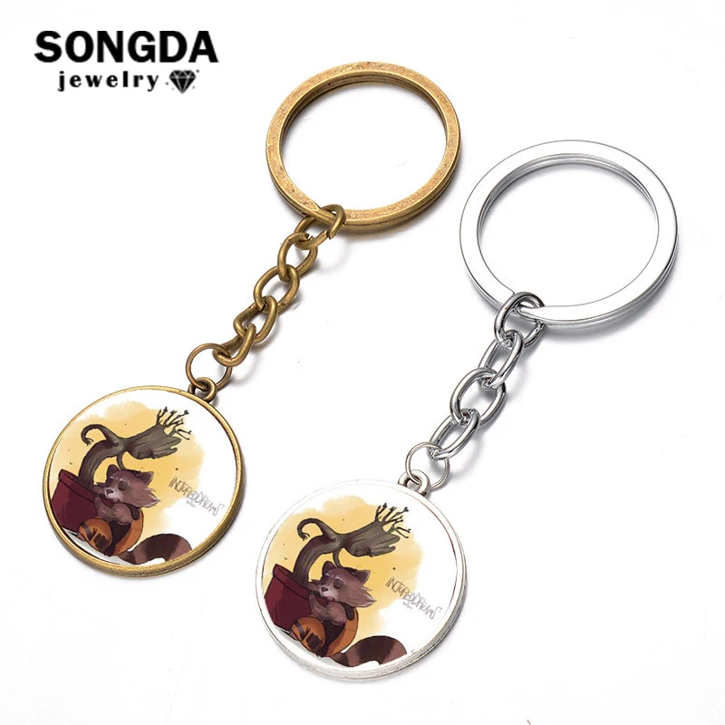 SONGDA Guardians Galaxy Rocket Raccoon Tree Man Groot Friendship Keychain Bag Pendant Car Keyring Movie Jewelry Creative Gifts
SONGDA Guardians Galaxy Rocket Raccoon Tree Man Groot Friendship Keychain Bag Pendant Car Keyring Movie Jewelry Creative Gifts