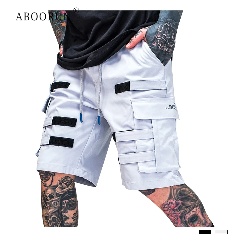 ABOORUN Men's Hip Hop Shorts Multi Pockets Cargo Shorts Fashion Velcros Summer Shorts for Male R926
ABOORUN Men's Hip Hop Shorts Multi Pockets Cargo Shorts Fashion Velcros Summer Shorts for Male R926