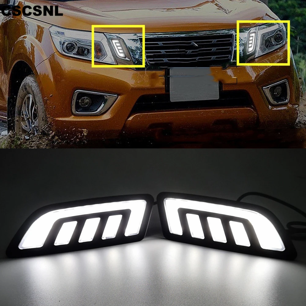 2PCS For Nissan NAVARA NP300 D23 2015 2016 2017 2018 2019 DRL Daytime Running Lights mask grille LED lamp with turning signal
2PCS For Nissan NAVARA NP300 D23 2015 2016 2017 2018 2019 DRL Daytime Running Lights mask grille LED lamp with turning signal