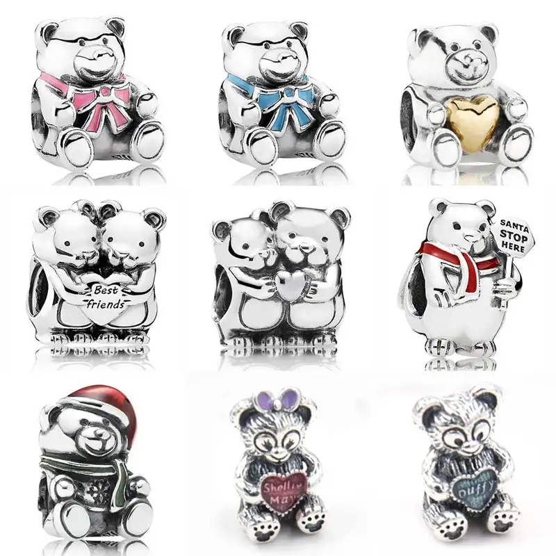 Christmas Polar Bear Best Friend Baby Boy & Girl Teddy Bear Charms Fit Pandora Bracelet 925 Sterling Silver Bead Charm Jewelry
Christmas Polar Bear Best Friend Baby Boy & Girl Teddy Bear Charms Fit Pandora Bracelet 925 Sterling Silver Bead Charm Jewelry