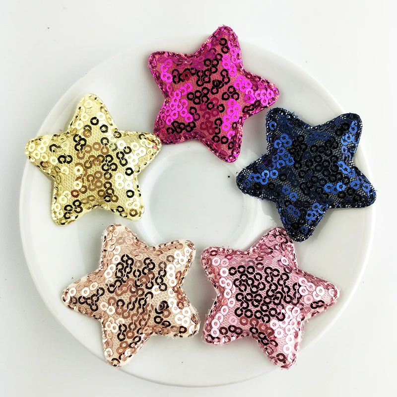 25pcs/Lot 4.7cm Mix Colors Sequin Star Padded Applique, Sequin star patch for DIY Children Hair Accessories
25pcs/Lot 4.7cm Mix Colors Sequin Star Padded Applique, Sequin star patch for DIY Children Hair Accessories