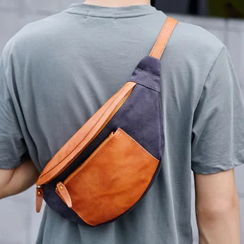 Cross Body Shoulder Bag Small Canvas Cell Phone Leather Strap Sling Men Messenger Bags Chest Pack Mens Chest Bags
Cross Body Shoulder Bag Small Canvas Cell Phone Leather Strap Sling Men Messenger Bags Chest Pack Mens Chest Bags