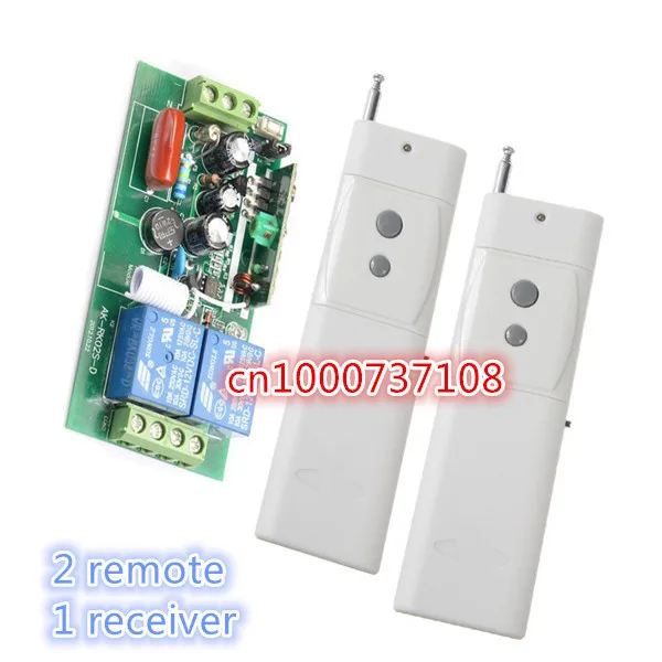 220V 2CH RF Wireless Remote Control Switches +3000m High power long distance remote 2 transmitter and 1 receivers
220V 2CH RF Wireless Remote Control Switches +3000m High power long distance remote 2 transmitter and 1 receivers