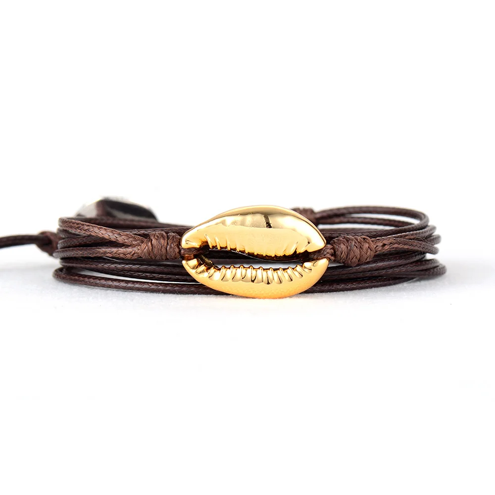 Bohemia Friendship Bracelets Gold Puka Shell Cowry Shell Long Wrap Bracelet Girl Beach Holiday Bracelets Femme Dropship
Bohemia Friendship Bracelets Gold Puka Shell Cowry Shell Long Wrap Bracelet Girl Beach Holiday Bracelets Femme Dropship