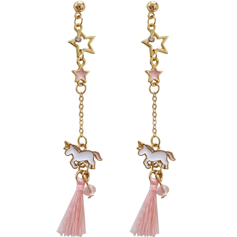 Long Chain Cotton Tassel Unicorn Clips Earring No Pierced Ears Hole Animal Horse Janpan Cosplay Angel Monocerus Clip on Earrings
Long Chain Cotton Tassel Unicorn Clips Earring No Pierced Ears Hole Animal Horse Janpan Cosplay Angel Monocerus Clip on Earrings