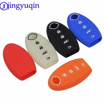 jingyuqin Remote 4 Buttons Silicone Car Key Cover For NISSAN Maxima Altima Versa Sentra Sunny Sylphy Teana Qashqai X-Trail Juke
jingyuqin Remote 4 Buttons Silicone Car Key Cover For NISSAN Maxima Altima Versa Sentra Sunny Sylphy Teana Qashqai X-Trail Juke