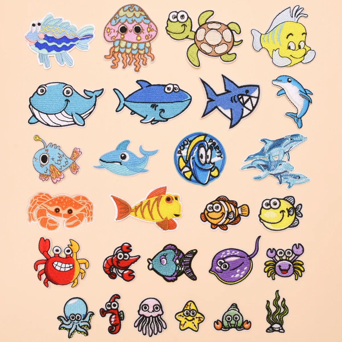 Various Cute sea animal dolphin whale Patch Embroidered Applique Sewing Patch Clothes Stickers Garment Apparel Accessories.
Various Cute sea animal dolphin whale Patch Embroidered Applique Sewing Patch Clothes Stickers Garment Apparel Accessories.