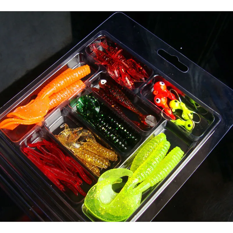 33Pcs Soft Worm Lure Set Head Jig Hooks Fishing Baits Set Tackle Lead Hook Grub Worm Silicone Baits Shads Lure Fishing Tackle
33Pcs Soft Worm Lure Set Head Jig Hooks Fishing Baits Set Tackle Lead Hook Grub Worm Silicone Baits Shads Lure Fishing Tackle