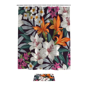 Oil Painting Tropical Plant Shower Curtain Doormat Sets Bathroom Accessory Sets Waterproof Outside Outdoor Modern Cloth Women
Oil Painting Tropical Plant Shower Curtain Doormat Sets Bathroom Accessory Sets Waterproof Outside Outdoor Modern Cloth Women