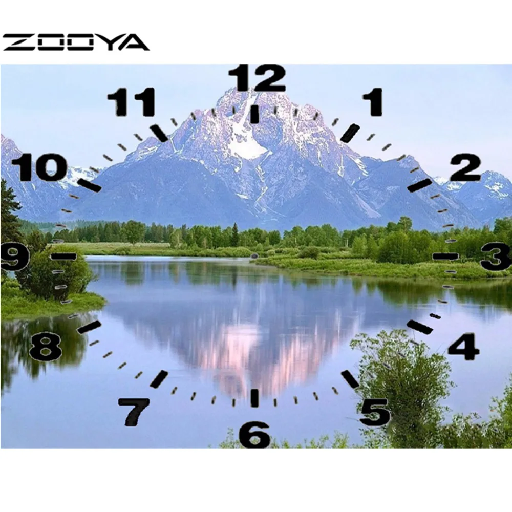 ZOOYA 3D DIY Full Round Diamond Embroidery Painting Cross Stitch Diamond Mosaic Home Decor Clock Scenery Mountain Peak RF925
ZOOYA 3D DIY Full Round Diamond Embroidery Painting Cross Stitch Diamond Mosaic Home Decor Clock Scenery Mountain Peak RF925