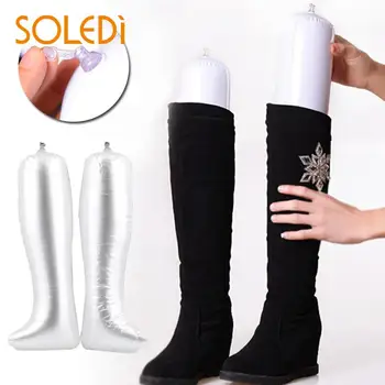 1 Pair Thick PVC Creative Inflatable Shoe Support Convenient Boots Shaper Stretcher Practical Long Boots Stand Holder Gadget
1 Pair Thick PVC Creative Inflatable Shoe Support Convenient Boots Shaper Stretcher Practical Long Boots Stand Holder Gadget