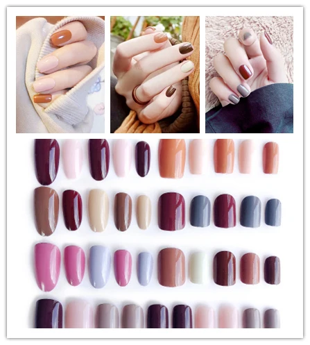 24PCS Round/Square Short False Nails Solid ColorJump Color Mix And Match Diy Nail Art Decoration 10 Style
24PCS Round/Square Short False Nails Solid ColorJump Color Mix And Match Diy Nail Art Decoration 10 Style