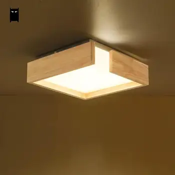 LED Wood Acrylic Square Shade Ceiling Light Fixture Nordic Simple Surface Mounted Plafon Lamp Foyer Bedroom Living Room Kitchen
LED Wood Acrylic Square Shade Ceiling Light Fixture Nordic Simple Surface Mounted Plafon Lamp Foyer Bedroom Living Room Kitchen