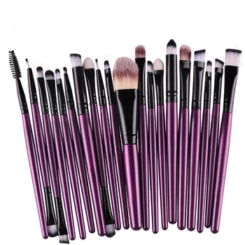 

20 Pcs/Kits Makeup Brushes Professional Cosmetic Set 20 Blusher Foundation Powder Eyeliner Lip Concealer Highlighter Brush