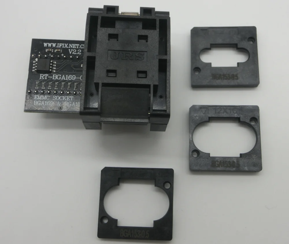 BGA169/BGA153 adapter for RT809H SOCKET RT-BGA169-01 V1.5 BGA169 EMMC ADAPTER 11.5*13mm add more 3 pcs Matrix
BGA169/BGA153 adapter for RT809H SOCKET RT-BGA169-01 V1.5 BGA169 EMMC ADAPTER 11.5*13mm add more 3 pcs Matrix