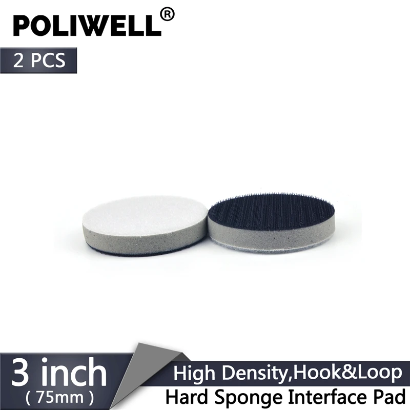 POLIWELL 2PCS 3 Inch High Density Hard Sponge Buffering Pad for Hook & Loop Sander Backing Pad Protector Polish Tool Accessories
POLIWELL 2PCS 3 Inch High Density Hard Sponge Buffering Pad for Hook & Loop Sander Backing Pad Protector Polish Tool Accessories