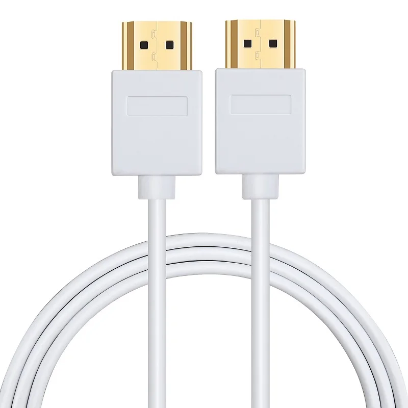 1000PCS /LOT Ultra Slim Profile White HDMI Cable High Speed with Ethernet Supports HDMI version 1.4, 1.4a, 1.3 compatible
1000PCS /LOT Ultra Slim Profile White HDMI Cable High Speed with Ethernet Supports HDMI version 1.4, 1.4a, 1.3 compatible