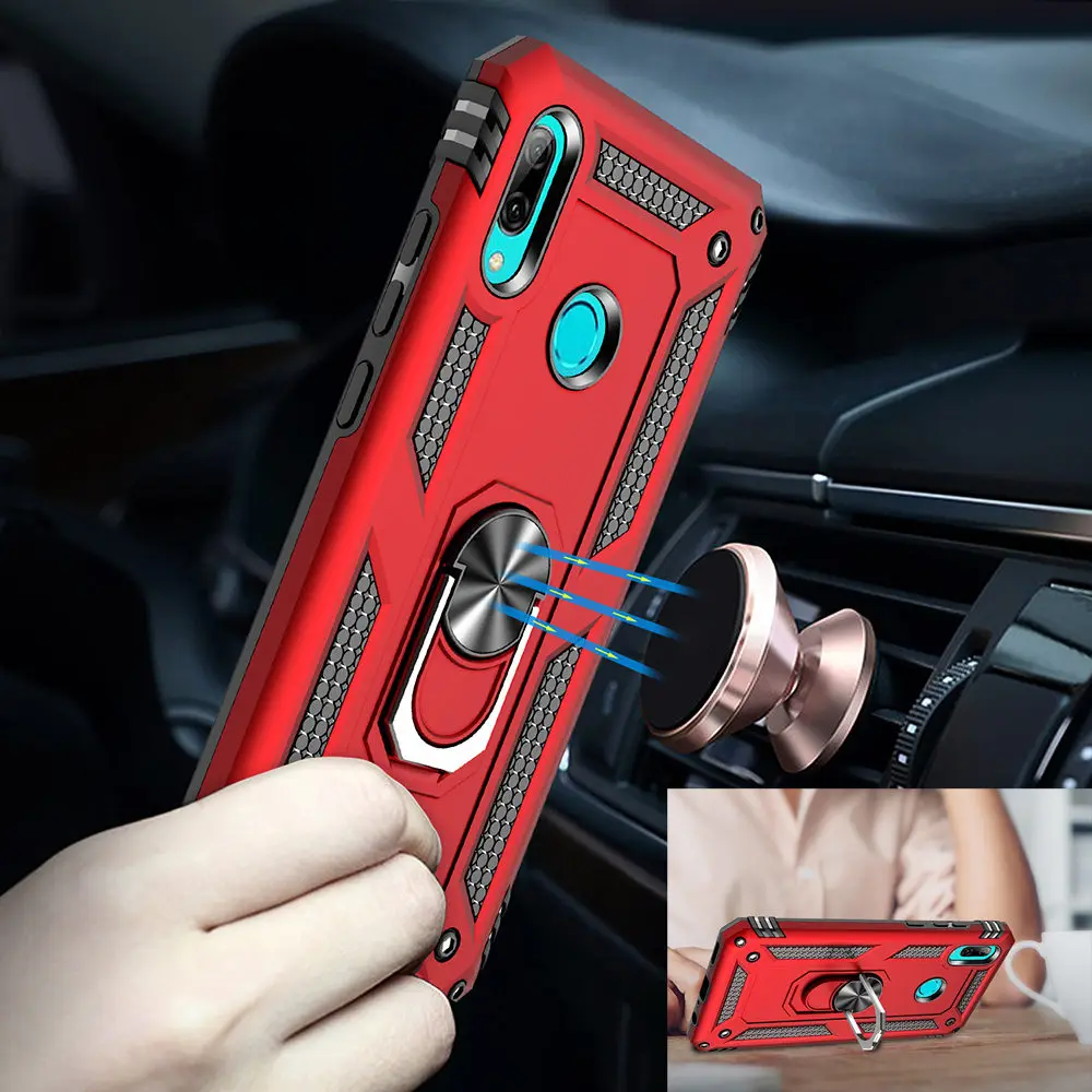For Huawei P30 Pro P20 Lite 2019 Case P Smart 2019 TPU Hard PC Ring Holder Stand Cover for p smart z Magnetic Armor Phone Cases
For Huawei P30 Pro P20 Lite 2019 Case P Smart 2019 TPU Hard PC Ring Holder Stand Cover for p smart z Magnetic Armor Phone Cases