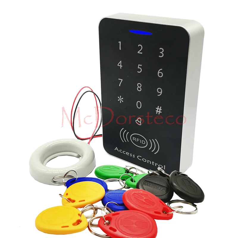 125khz RFID Proximity Card Access Control System Keypad Controller In& Out Door Opener Master with Antenna | Безопасность и