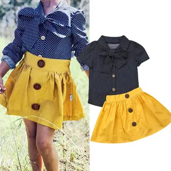 Cute Toddler Kids Baby Girls Tops T-shirt Blouse Mini Skirt Dress 2PCS Outfits Clothes
Cute Toddler Kids Baby Girls Tops T-shirt Blouse Mini Skirt Dress 2PCS Outfits Clothes