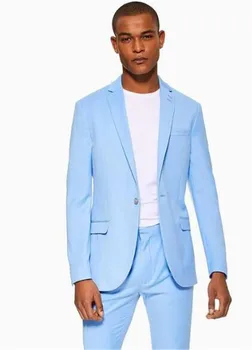 Mens Suits Slim Fit Two Pieces Beach Groomsmen Wedding Tuxedos For Men Notched Lapel Formal Prom Suit (Jacket+Pants) Custom Made
Mens Suits Slim Fit Two Pieces Beach Groomsmen Wedding Tuxedos For Men Notched Lapel Formal Prom Suit (Jacket+Pants) Custom Made