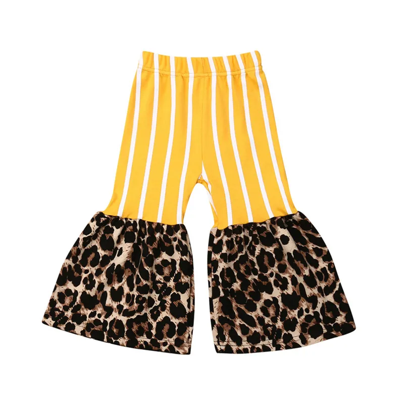 Toddler Kids Baby Girl Cotton Pants Fashion Boho Long Trousers Bell-bottomed Pants Stripe Leopard Patchwork Flare Trousers 1-6Y
Toddler Kids Baby Girl Cotton Pants Fashion Boho Long Trousers Bell-bottomed Pants Stripe Leopard Patchwork Flare Trousers 1-6Y