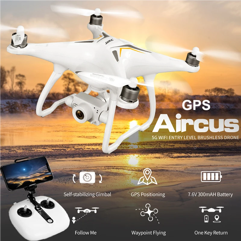 JJRC GPS Drone with Camera HD 1080P Wide Angle Lens Adjustable Helicopter WIFI FPV Professional Follow Selfie RC Quadcopter GPS
JJRC GPS Drone with Camera HD 1080P Wide Angle Lens Adjustable Helicopter WIFI FPV Professional Follow Selfie RC Quadcopter GPS