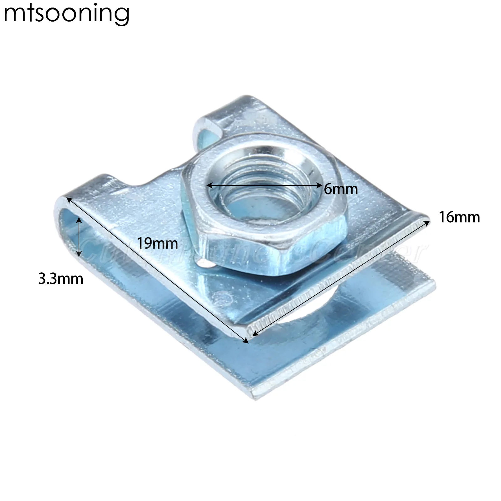 mtsooning 20pcs x Automotive Car License Plate Fasteners 6mm Screw Rivet Fixed Retaining Clips Metal M6 Nut U-Type Gasket
mtsooning 20pcs x Automotive Car License Plate Fasteners 6mm Screw Rivet Fixed Retaining Clips Metal M6 Nut U-Type Gasket