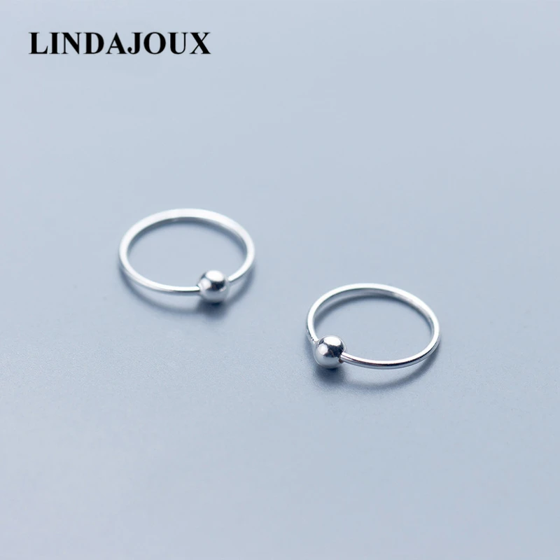 LINDAJOUX 6/8/10/12mm 100% 925 Sterling Silver Round BeStud Earrings For Women sterling-silver-jewelry Fashion Studs Earring
LINDAJOUX 6/8/10/12mm 100% 925 Sterling Silver Round BeStud Earrings For Women sterling-silver-jewelry Fashion Studs Earring