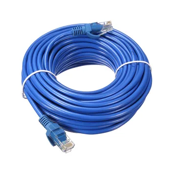 Blue Cat5 65FT RJ45 Ethernet Cable Connector 15M for Cat5e Internet Network Patch LAN Cable Cord Tool for PC Computer
Blue Cat5 65FT RJ45 Ethernet Cable Connector 15M for Cat5e Internet Network Patch LAN Cable Cord Tool for PC Computer