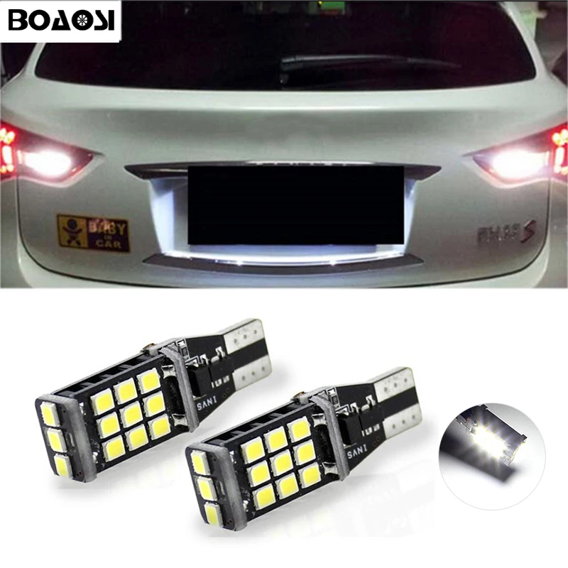 BOAOSI 2x T15 W16W Canbus White LED Backup Reverse Light For Infiniti G25 QX50/60 M37 M25L FX50 JX35 EX37 EX25 FX37 FX35 G37
BOAOSI 2x T15 W16W Canbus White LED Backup Reverse Light For Infiniti G25 QX50/60 M37 M25L FX50 JX35 EX37 EX25 FX37 FX35 G37