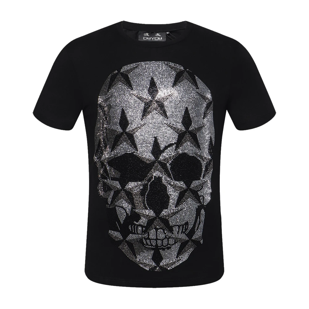 PP bag packaging!Mens Designer T Shirt Men's Summer O neck Tshirt 100% Cotton Breathable Tops Fashion Tees Skull Star Printed
PP bag packaging!Mens Designer T Shirt Men's Summer O neck Tshirt 100% Cotton Breathable Tops Fashion Tees Skull Star Printed