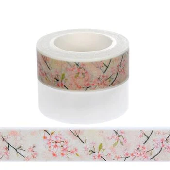 10m*15mm Creative Plum Flower Washi Tape Adhesive Paper Tape School Office Supplies DIY Scrapbooking Decorative Sticker Tape
10m*15mm Creative Plum Flower Washi Tape Adhesive Paper Tape School Office Supplies DIY Scrapbooking Decorative Sticker Tape