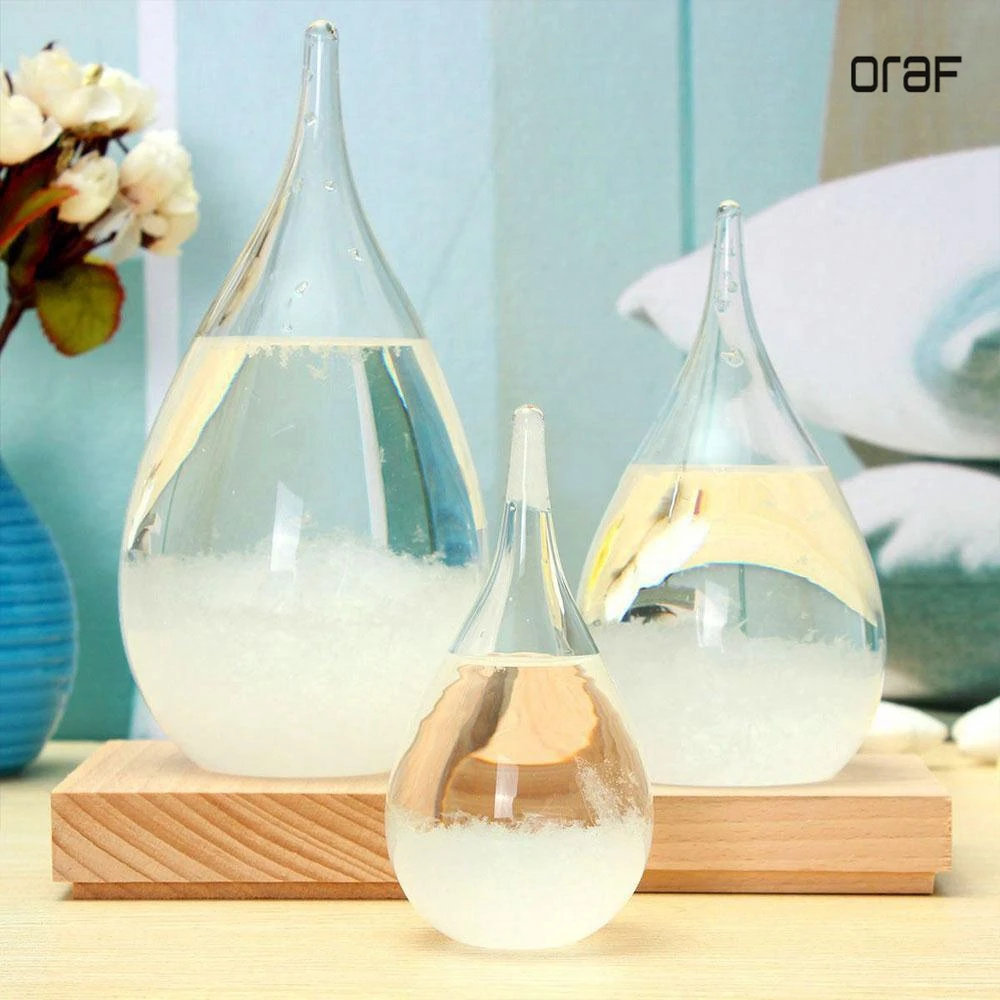 ORAF S/M/L Weather Forecast Crystal Bottle Water Drop Storm Glass with the base orignal boxHome Dec for Christmas
ORAF S/M/L Weather Forecast Crystal Bottle Water Drop Storm Glass with the base orignal boxHome Dec for Christmas