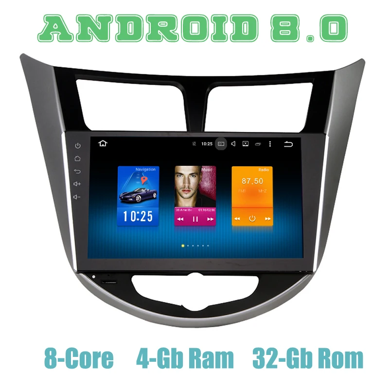9" Android 8.0 car GPS radio player for Hyundai Verna I25 Solaris with Octa core px5 4G RAM wifi 4g usb auto Multimedia
9" Android 8.0 car GPS radio player for Hyundai Verna I25 Solaris with Octa core px5 4G RAM wifi 4g usb auto Multimedia